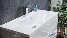 Mobile bagno Mars 800 SlimLine con specchio a LED bianco lucido