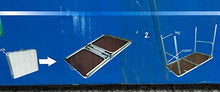 Soytich Tavolo Pieghevole Tavolo Campeggio con 2 Sedie Sedia Pieghevole Tavolo Tavolo da Valigia (Tavolo 90x60)