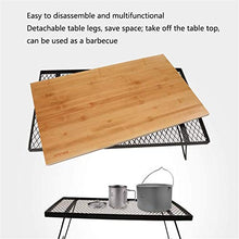 CASTOR Tavolo da Picnic all'aperto Tavolo da stoccaggio Multifunzione all'aperto, Tavolo da Campeggio Versatile, Tavolo Portatile Semplice, Tavolo da stoccaggio in Ferro Multistrato BBQ Party Table