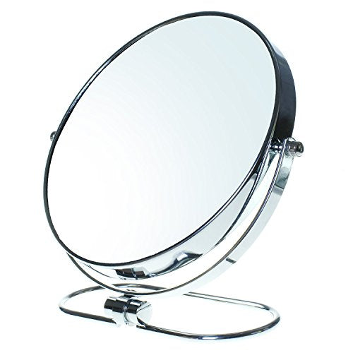 TUKA Pieghevole Specchio Bagno per Trucco 10X Ingranditori, 8