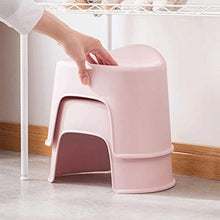 stool Fashion Sgabello da Bagno in plastica Piccola Panca Sgabello da Bagno Ispessimento for Uso Domestico Creativo Carino Sgabello Basso (Color : A)