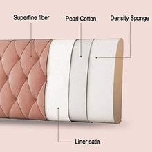 WENZHE Cuscino Testiera da Letto Cuscini Lettura Capezzale, Densità Spugna Riempimento Lavabile, Usato per Letto Matrimoniale Singolo, 6 Colori (Color : White, Size : 150x60x10cm)