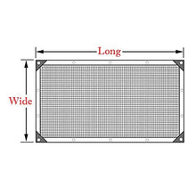 fdxcf Ombra Panno Shading Net esterna Prato Giardino con Metal Hole facile da usare la protezione solare anti-UV in polietilene, 23 formati,verde Bianco,10 * 10m