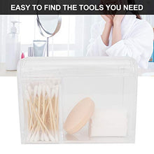 Jadeshay Scatola portaoggetti Scatola portaoggetti in Cotone Trasparente Trucco in Polvere Trucco Contenitore per Strumenti Cosmetici