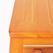 Mirui Sgabello Legno Folding Passo Sgabello Sgabello Scala Domestica Scaletta Pieghevole di Legno di Gomma A Doppio Uso Multifunzionale Risparmiare Spazio, Peso 100kg Bearing