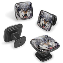 Lupo delle nevi (2) 4 PCS Pomelli per Porta, Pomolo per Mobile, Pomelli per Mobili con Viti, Maniglia per Armadietto, Pomelli per Porta, Pomelli per Cassetti per Porta, Armadio, Cassetto e Credenza