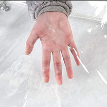 GGYMEI Telo Impermeabile Esterno, Telone Impermeabile Trasparente con Occhiello Compresse in Plastica Antistrappo Facilmente Ripiegabili for Rivestimento di Mobili da Esterno