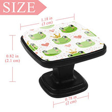 cute frogs and crowns vector illustration Pomelli per Porta Set di 4 Pomelli per Mobili Manopole per Cassetti Cucina Armadio Vetro