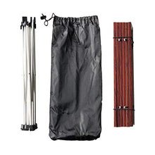 Tavolo da campeggio portatile, tavolo da picnic in alluminio, pieghevole e ultraleggero, per pic-nic, biscotti, campeggio, spiaggia, festival, campeggio all'aperto, picnic, barbecue (nero)
