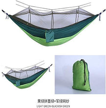 LHAHGLY Amaca da Campeggio Amaca, Amaca a Rete Portatile Hammock Traspirante Legami in Seta di Seta Leggera per Esterni e Interni, 330 Litri Leggeri Portatili Portatili hamac avec Support
