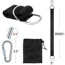 2 Set Albero Swing Hanging Kit Albero Altalena Cinghie 1,5 m Regolabile Albero Cinghie per Altalena Appeso con Più Sicuro...