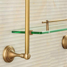 NHLBD Mensola da Bagno, mensola portaoggetti - 2 ° Piano Bagno Stand e mensola a Parete Doccia Caddy Rust-Proof Rack in Acciaio Inox di stoccaggio for Il Bagno partizione Bagno