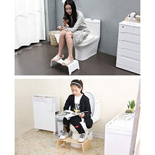Sgabello da toilette accovacciato, sgabello da bagno antiscivolo resistente all'usura, alleviare la stitichezza, bambini, donne incinte, forniture ausiliarie per sgabello da toilette per anziani