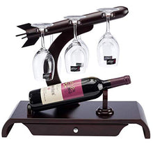 CYQ Portabottiglie in Legno Portabottiglie Portabottiglie Creativo per Vino Solido 47 x 24,5 x 38,5 cm Portabottiglie per Vino Rosso
