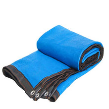 JMYSD Rete ombreggiante Parasole in Tessuto con Protezione UV per Giardino, Recinzione da Giardino, Balcone, Protezione dal Vento, ombreggiatoio, Rete per Serre, Tessuto 8 Pin Blu