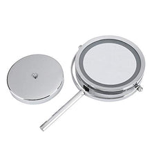 Dekaim Specchio per Il Trucco, Makeup Specchio cosmetico cosmetico a Doppia Faccia con ingrandimento Illuminato a LED