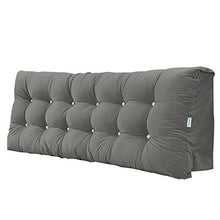 Xufei Cuscino da Comodino ergonomico Ortopedico per Divano Letto Schienale Cuscino Imbottito in Cotone Zeppa con Cuscinetto Morbido, con testiera, Rivestimento sfoderabile, 5 Colori, 4 Dimensioni