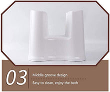 Sgabello da doccia Sedia da doccia Sgabello da bagno Sgabello in plastica per uso domestico Sgabello per adulti Sgabello Adulto Anti Slip Portatile Forte e Robusto Adorabile Multiuso Spavare spaz