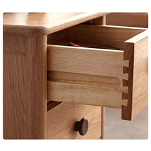 Comodino in legno massello Mortisio-Tenon Connection Comodino con cassetto Divano Tavolino Semplice Camera da letto Camera da letto Piccola decorazione dell'armadio Decorazione per il soggiorno, camer
