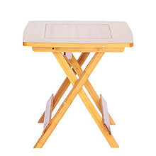 inChengGouFouX Tavolo per attività All'aperto Solido Tavolo Pieghevole in Legno Esterna della Tabella Portatile Multifunzionale Side Table Antiscivolo Desktop Design Pieghevole