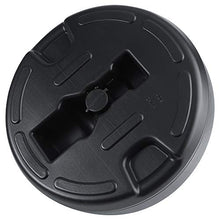 Base per ombrellone da Giardino, Base per ombrellone in plastica da Giardino per Esterni in plastica, Piscina per Piscina per Uso Pesante, riempita con Acqua Nera Rotonda.