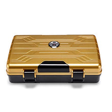 Minmin Cigar Box Small Luxury Car lega di alluminio portatile ad alta tenuta Cigar Box Humidor, 215x135x55mm accessori del sigaro (Size : 215x135x55mm)
