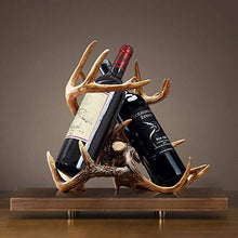 xinxinchaoshi Portabottiglie Wine Bottle Holder Ramificazione Wine Rack Ornamenti Posto diagonalmente Artigianato Ornamenti Home Kitchen Table Decorazione di Arte Portabottiglie da Vino Regalo