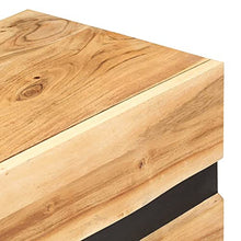 vidaXL Legno Massello di Acacia Credenza Madia Mobile Basso Armadio Armadietto Mobili Arredo Arredamento Cassapanca Portaoggetti 120x30x75 cm