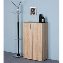 CASARIA Cassettiera Vela 2 Ante con Ripiani 115,5x60x30cm Credenze Comò Armadietto Ufficio Mobiletto