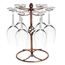 LXTIN Portafiori Portabicchieri filettato da Vino Capovolto Appeso Ornamenti portabicchieri creativi in Ferro battuto Bar Porta Bicchieri KTV portabicchieri Appeso portabottiglie appes