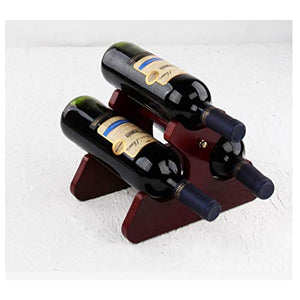 KITER Portabottiglie per Vino Scaffale per Vino in Legno Scaffale per Vino da appoggio e da appoggio per Cucina, Sala da Pranzo, Armadio per dispensa, espositore per Bar (Color : F)