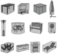 YULIAN Mobili da Giardino Coperture impermeabilizzate 140x140x80 cm, coperture della terrazza Copertina Plan-Viede Anti-invecchiamento Swing Tavolino Tavolino Tavolino Mobili in Rattan, NER.