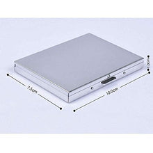 Custodia for sigarette humidor, spessore e modelli a doppio uso, atmosfera semplice ed elegante in acciaio inox in acciaio inox in acciaio inox in acciaio inox, anti-umidità portatile e anti-pressione