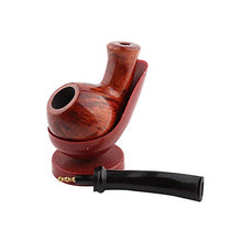 Set per fumatori Briar Staccionata staccabile realizzata a mano in legno massello con manico curvo