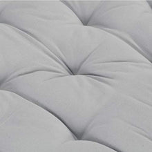 vidaXL - Cuscino per pallet, in cotone, 120 x 80 x 10 cm, colore: Grigio
