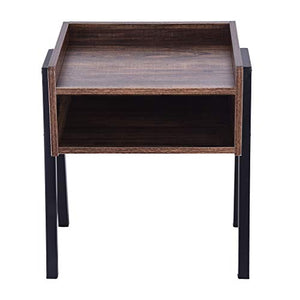 LICHUAN Tavolino Comodino Retro Comodino Tavolino da Caffè Mobili Creativi Multifunzionale Armadietto Tavolino Da Caffè End Tavolo Facile Montaggio