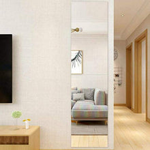 PowerBH Adesivo da Parete a Specchio Quadrato per Bagno di casa Superficie Liscia a Specchio 30 * 30 cm (4 Pezzi)