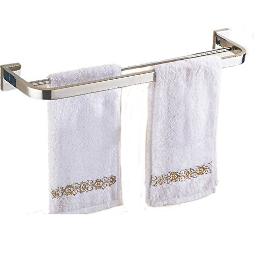 MBYW Portasciugamani Moderno Portasciugamani Elegante per Il 304 Bagno in Acciaio Inox Accessori per Il Bagno portasciugamani portasciugamani Singolo Strato Ispessimento Doppia Barra di Grassetto
