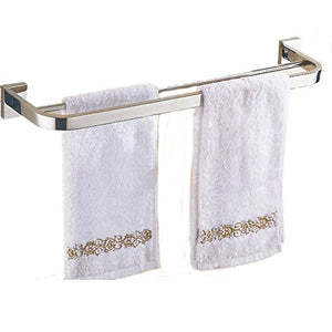 MBYW Portasciugamani Moderno Portasciugamani Elegante per Il 304 Bagno in Acciaio Inox Accessori per Il Bagno portasciugamani portasciugamani Singolo Strato Ispessimento Doppia Barra di Grassetto