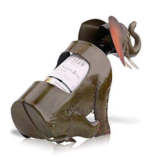 LHQ-HQ Decorazioni Arte Artigianato Elephant Vino Bottiglia di Vino della casa cremagliera del Vino del Metallo di visualizzazione del Desktop cremagliera
