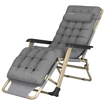 SHUAIIJUAN Sedia per il tempo libero domestico Pieghevole Poltrona reclinabile |Outdoor Garden Sdraio da spiaggia Sedia con cuscino, s sdraio sala for Giardinaggio Camping Spiaggia Patio Max.250kg