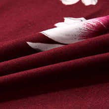 VanderHOME Copridivano Elasticizzato Serie di Fiori e Foglie 3 posti Fodera per Divano, Magnolia-R