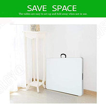Tavolo da campeggio Tavolo pieghevole da 1,2 m multiuso (4ft) - Tavolo da campeggio da picnic per Catering, Camping, BBQ Party, Attività per interni all'aperto, semplice scrivania moderna Altezza rego