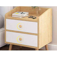 H-CAR Comodino Comodino Semplice e Moderno Comodino da Camera da Letto Armadietto autonomo Armadietto da Comodino in Legno massello Nordic
