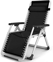 Sedia Pieghevole Estate Siesta Black Lounge Sedia Ufficio Portatile Sedia da Spiaggia Sedia Lounge Chair Sedia Incinta Sedia Siesta Sedia