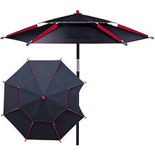 SJBD-Coaster Ombrellone Portatile, ombrellone da Pesca, Impermeabile e Resistente al Sole Inclinato a 360 Gradi, Isolamento Termico, Anti-ultravioletto