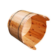 Legno Pediluvio per Vasca for I Piedi Bacino di Am Barilotto Del Pediluvio, Barilotto Di Legno Del Piede Del Solido, Pediluvio, Bacino Di Pedicure, Bacino Di Massaggio Del Piede, Famiglia, Hotel, 41 *
