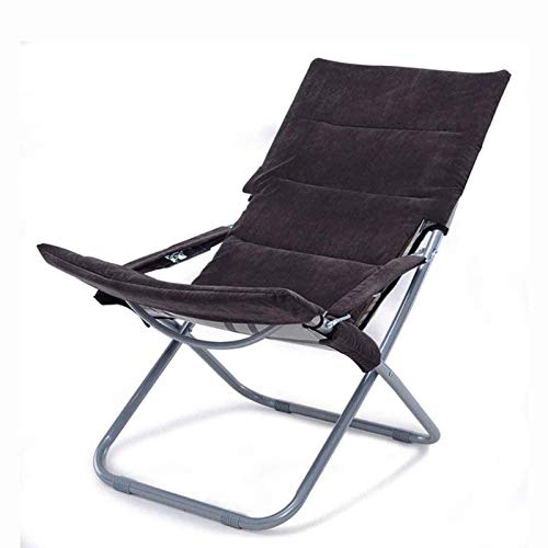 BJH Lettini Prendisole Pieghevole Patio Sedia a Sdraio Giardino Esterno Ufficio Spiaggia Reclinabile Sedia Portatile Supporta 160 kg