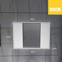 Armadietti a specchio Moderna Solido Legno dello Specchio del Gabinetto Push-Pull degli Specchi Bagno Gabinetto Specchio da Toilette Camera degli Specchi con Mensola
