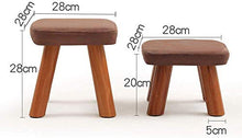 Sedia Da Bar Sgabello Sedia Poggiapiedi Creativi dei bambini Adulto Piccolo Bench Divano Piazza Sgabello Contiene spugna ad alta densità Sgabello scarpe di legno massello Panca Tavolino Sgabello QAF10